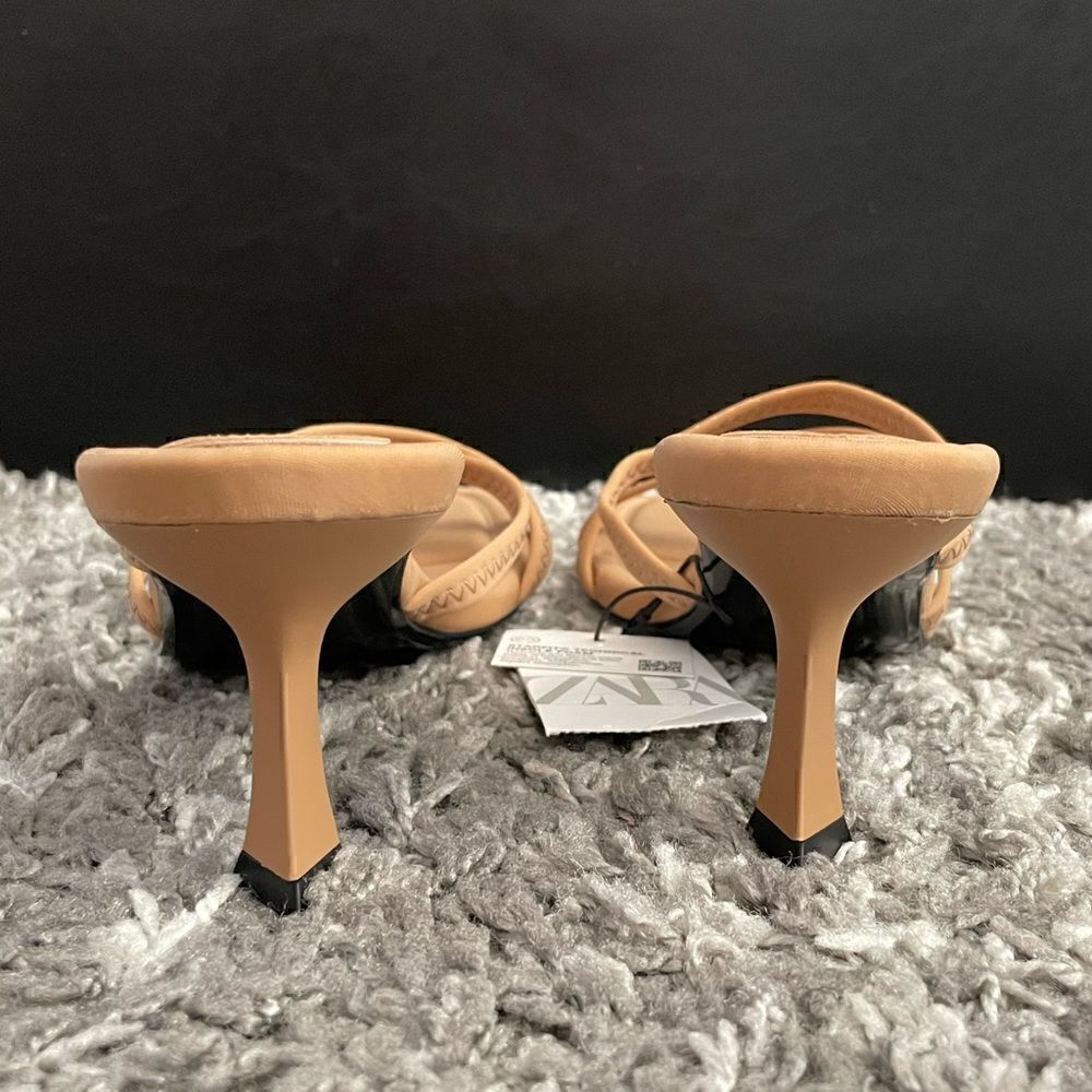 NWT Zara Athletic Heeled Sandals - Picture 9 of 11